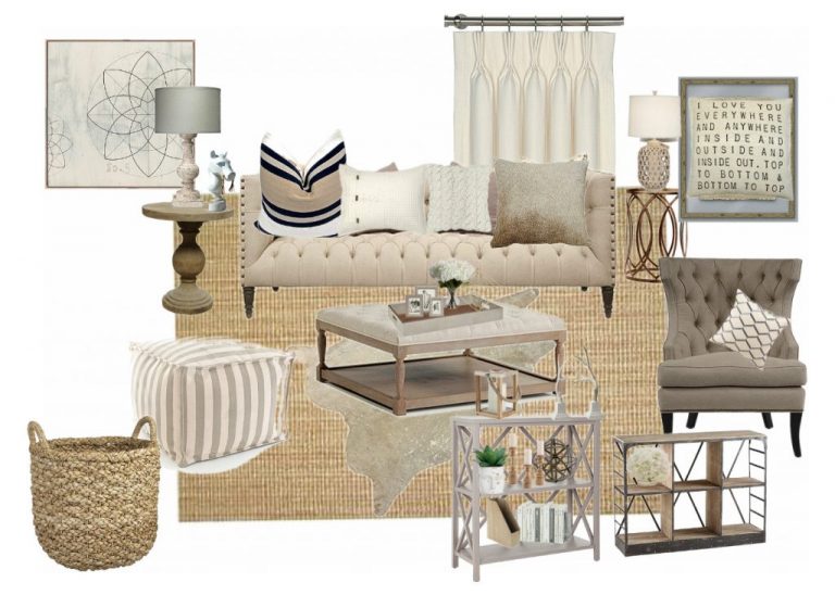 How To Create A Living Room Mood Board Design? - Foyr