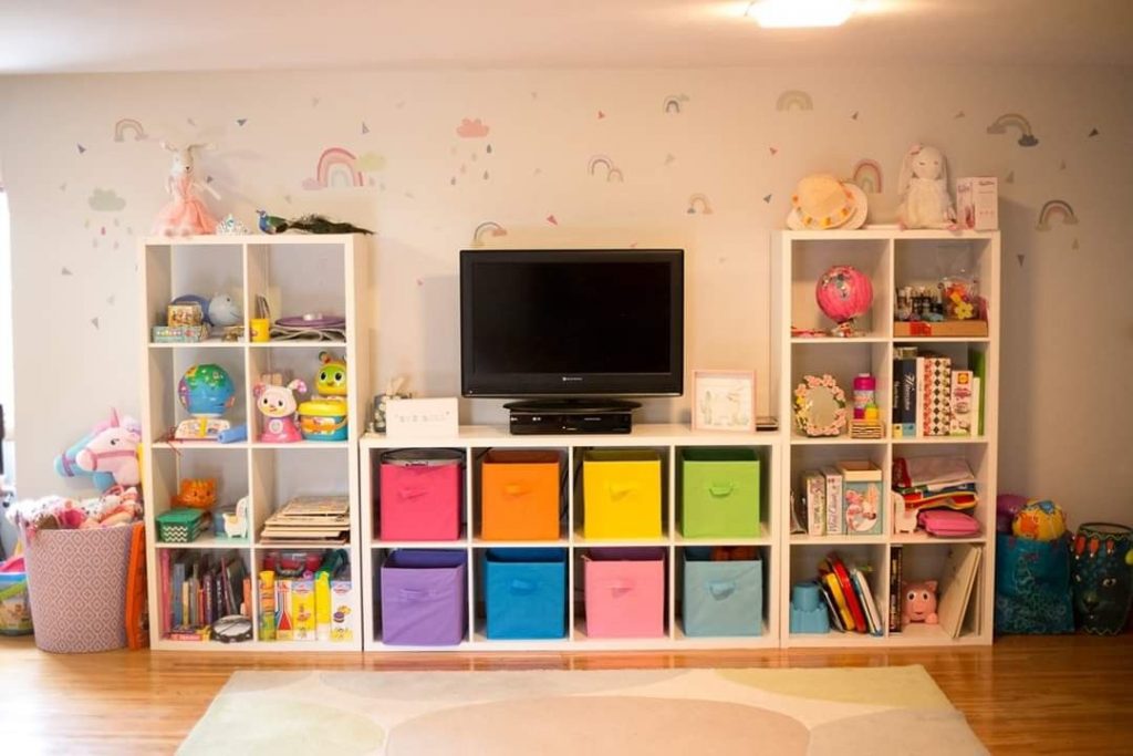 kid friendly home interiors - proper storage design