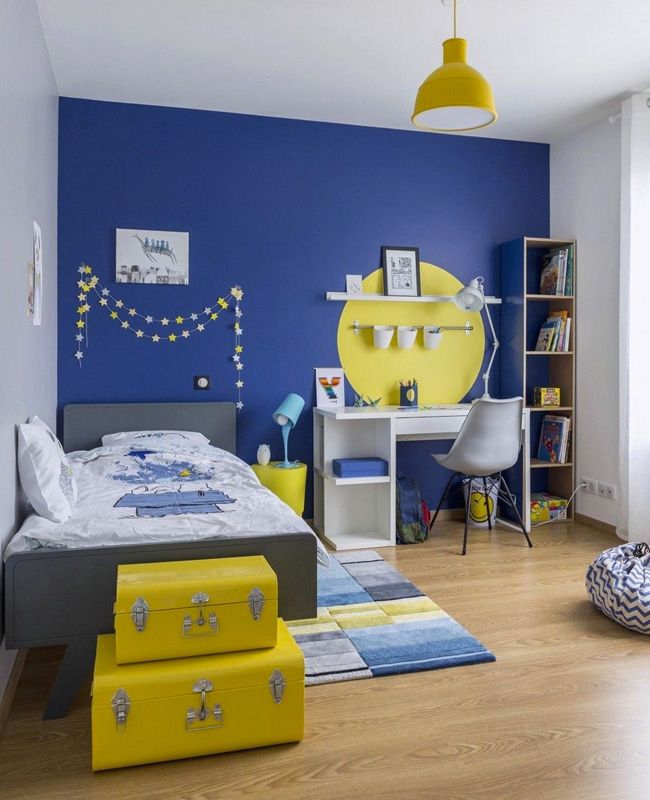 kid friendly interiors - choose vibrant shades of fun