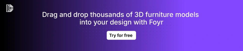 Use 3D furniture models library in Foyr Neo Use 3D furniture models library in Foyr Neo