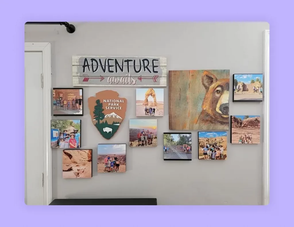 Eclectic wall hanging