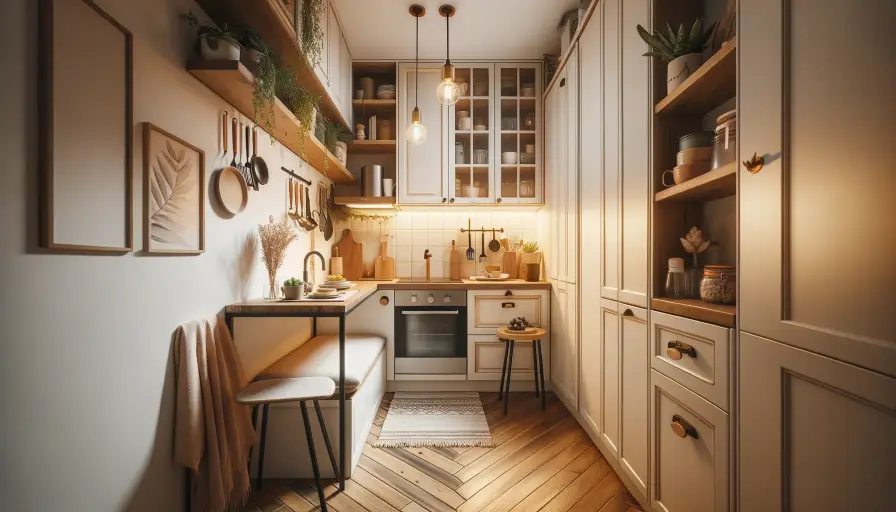 Galley Design in a Cozy Small Kitchen