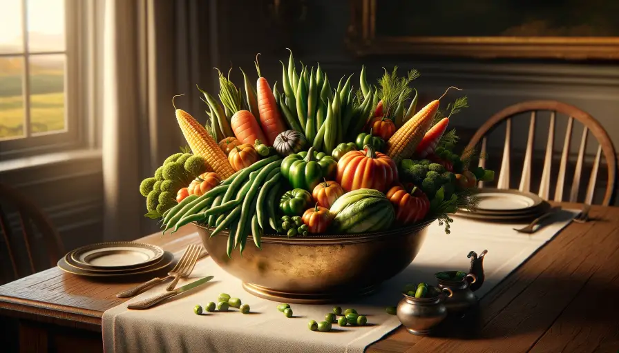 Thanksgiving Decoration - Bouquet of fresh veggies