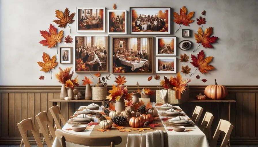 Thanksgiving Decoration - fall leaves