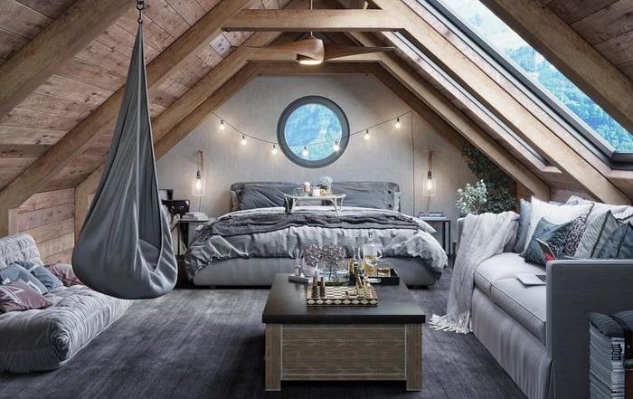 use attic area for more space