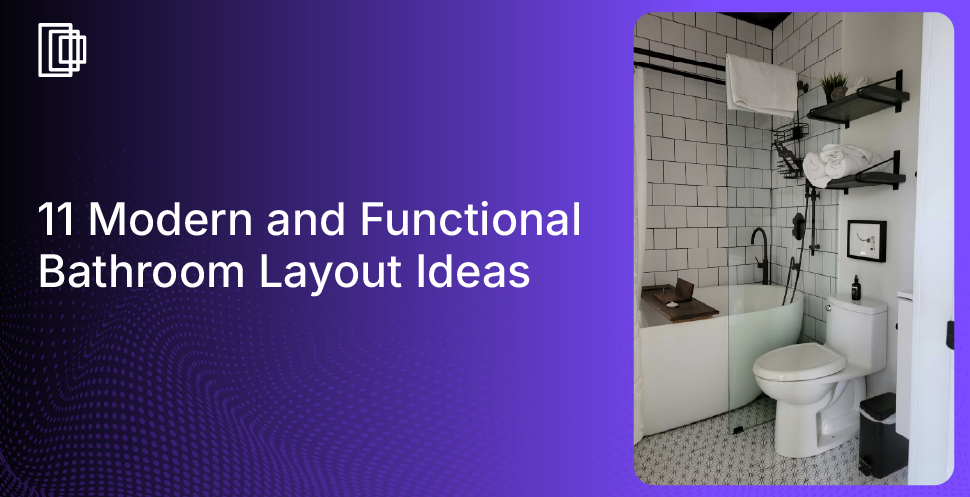 Visualize bathroom layout ideas with Foyr