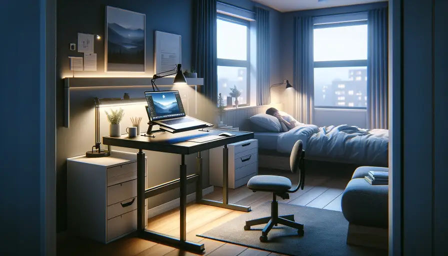 Elevated-workstations-in-dorm