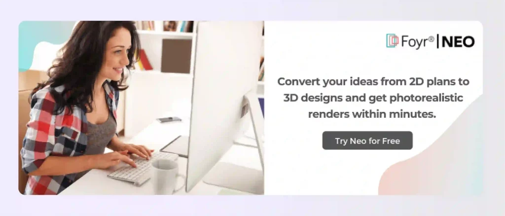 Foyr Neo footer Banner design convert idea