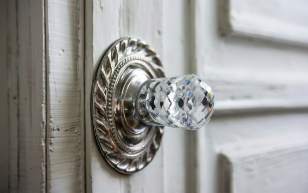 Glass Doorknob or Crystal Doorknob