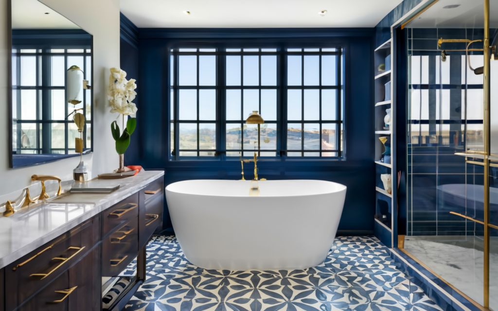 Blue Savoy Bathroom Tiles