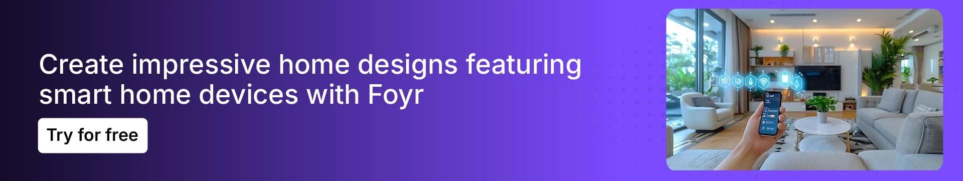 Design smart home floor plans on Foyr