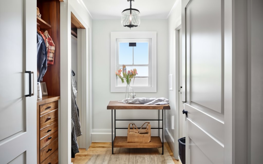 Mudroom ideas - A Swiveling Iron Board Could Save Your Workday