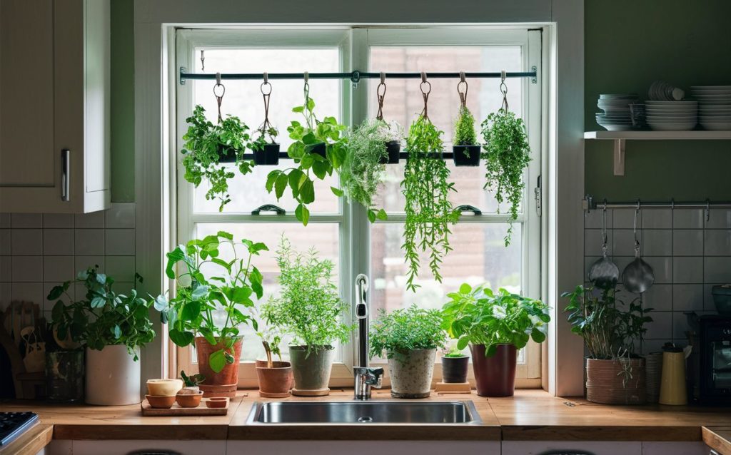 Plant a Kitchen Greenhouse Window