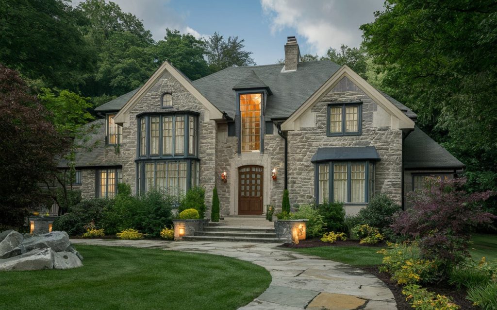 Home with all stone exterior