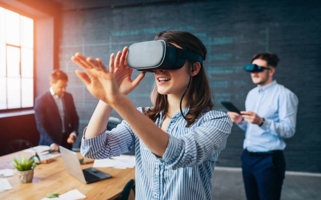 virtual reality tool in office for better visualization
