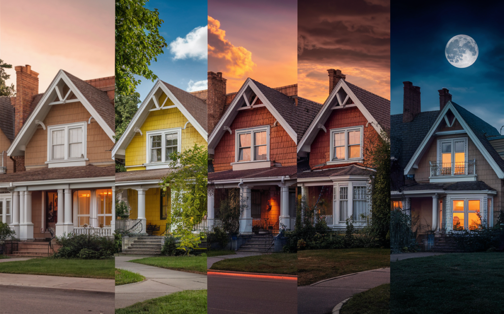Collage of houses