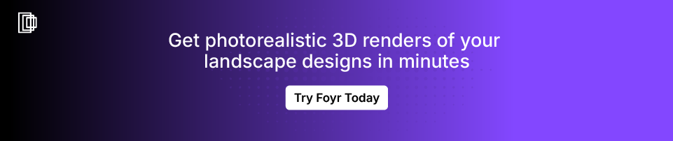 Foyr helps create impressive 3D outdoor concepts Foyr helps create impressive 3D outdoor concepts