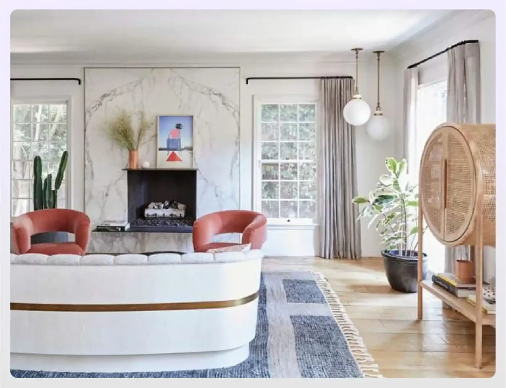 Bright family-friendly home with bold colors