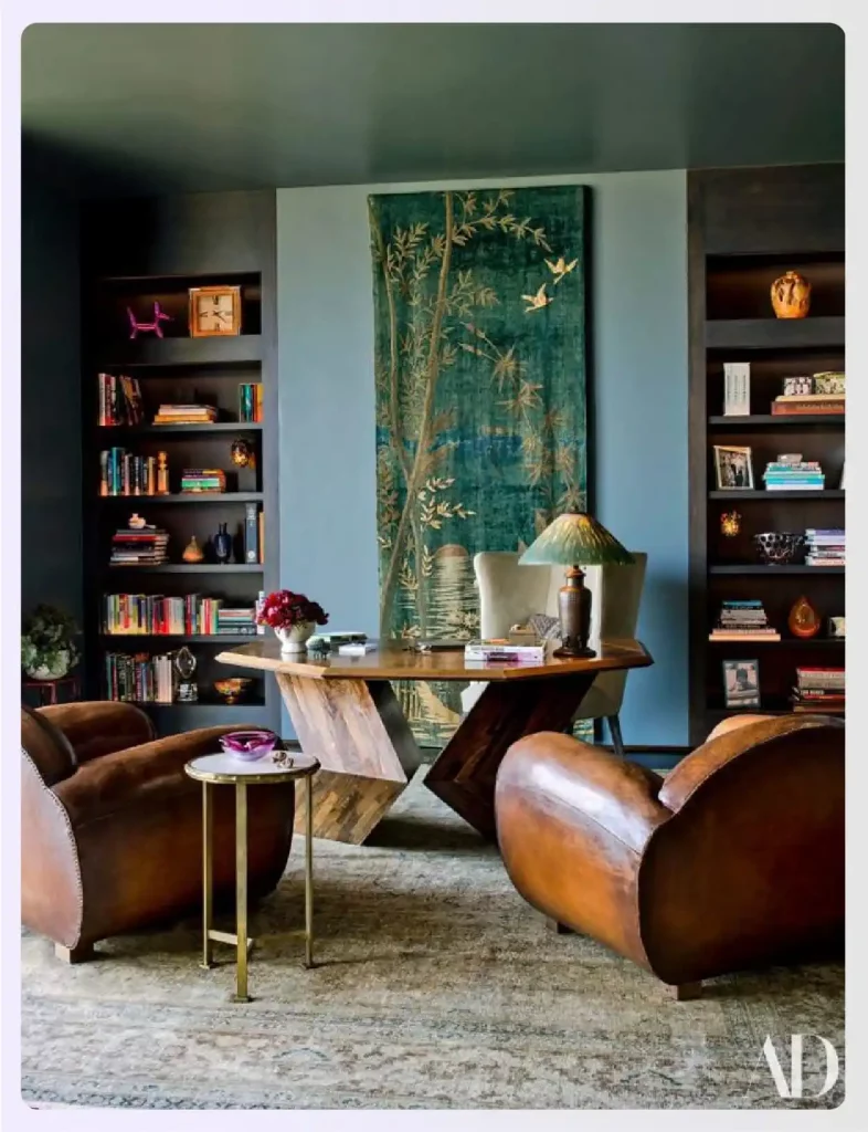 Warm modernist home with vintage elements