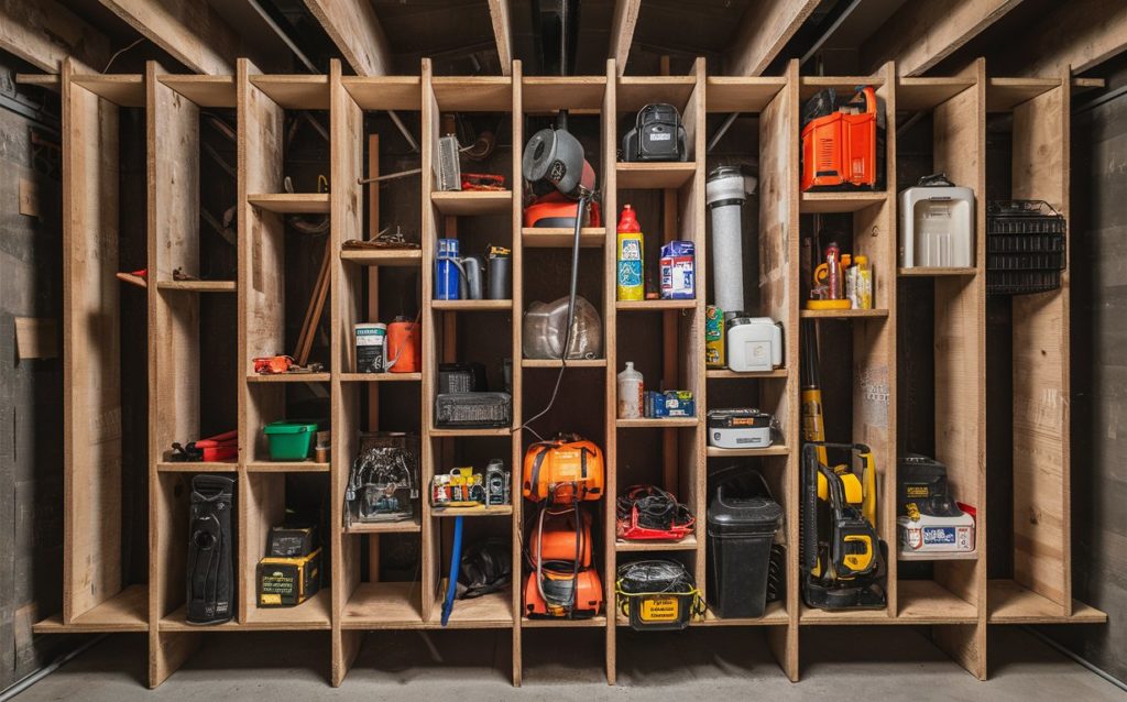 Under-Joist Shelving: Clever Storage Solution for Tight Spaces