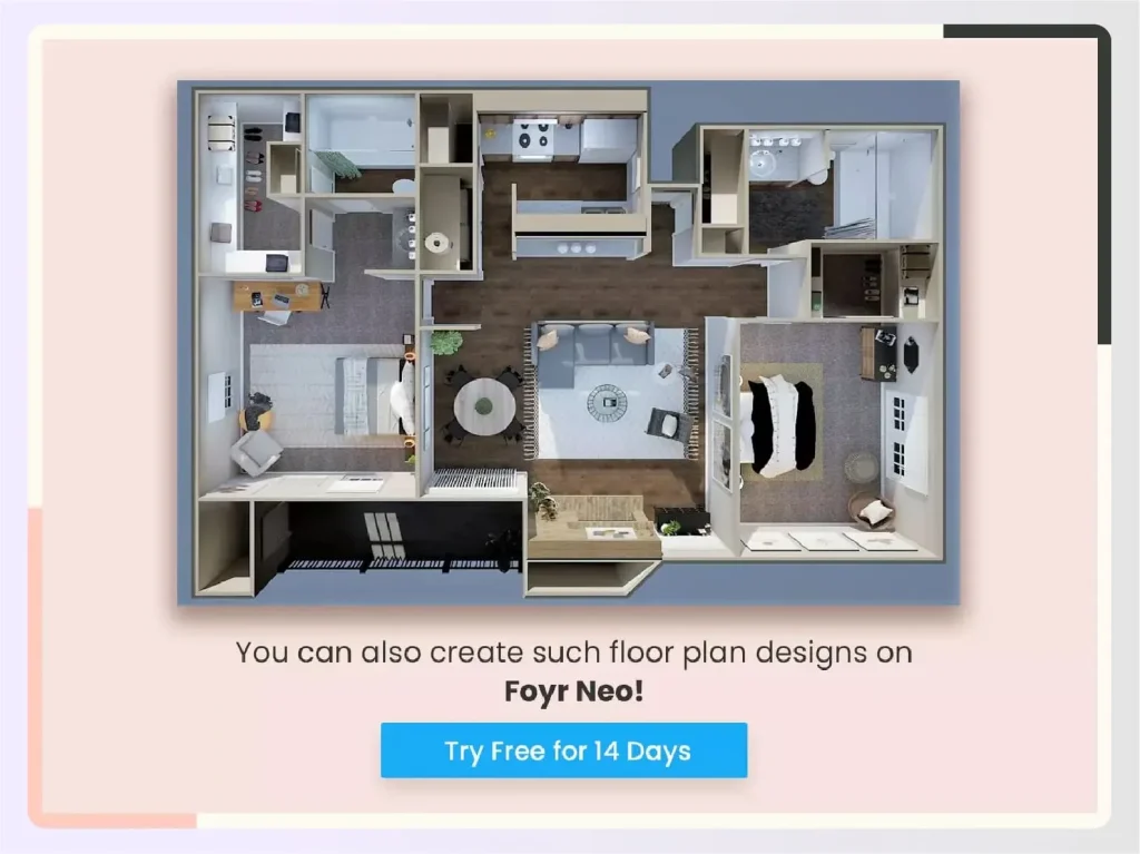  Precise wall placement using snapping tools in Foyr Neo 