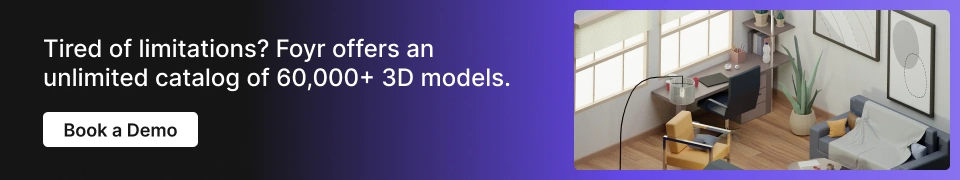 Foyr offers an extensive material library for designers to choose from.