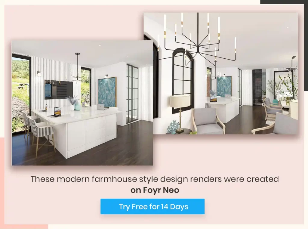 Foyr helps interior designers create impressive designs in different styles.