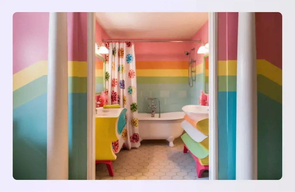 60’s Pastel Rainbow