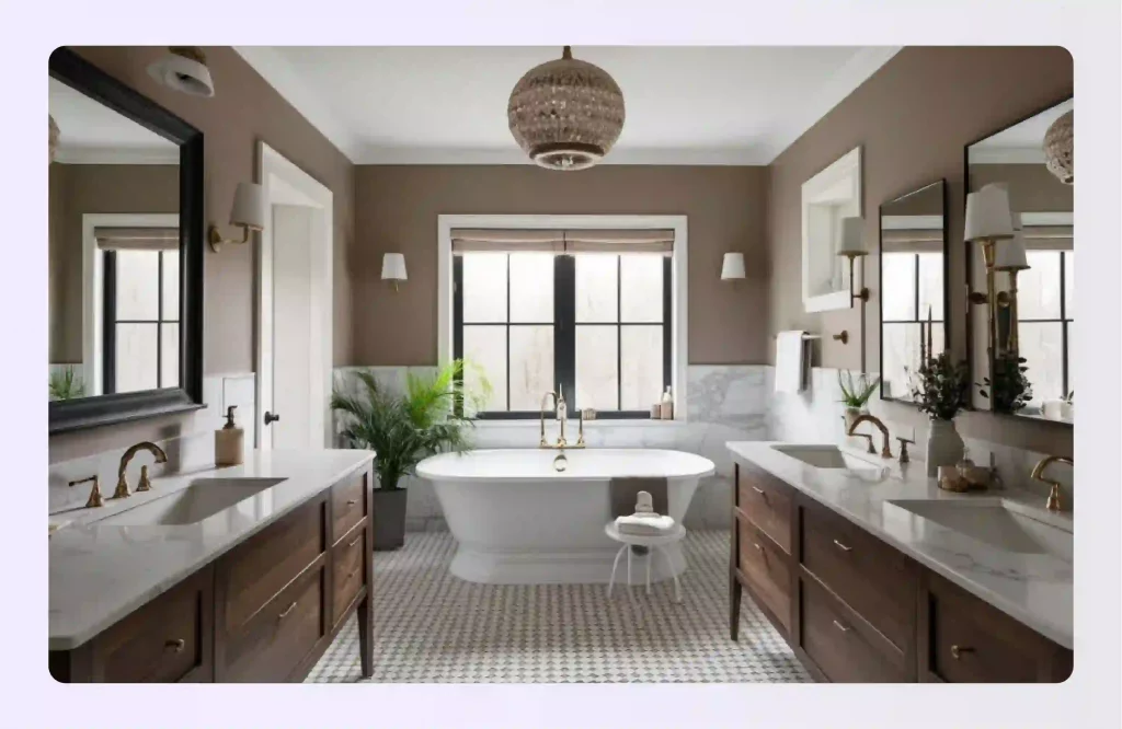 Neutral Taupe, White and Black