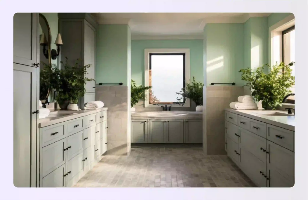 Soft Mint and Grey