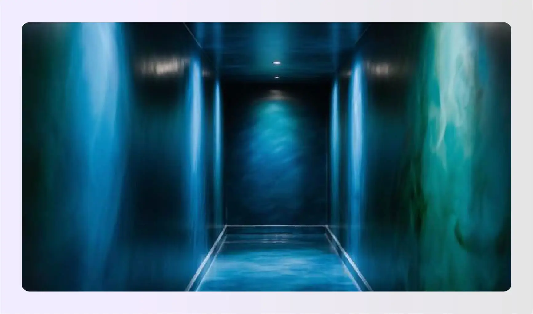 Deep blue glossy hallway paint finish Deep blue glossy hallway paint finish