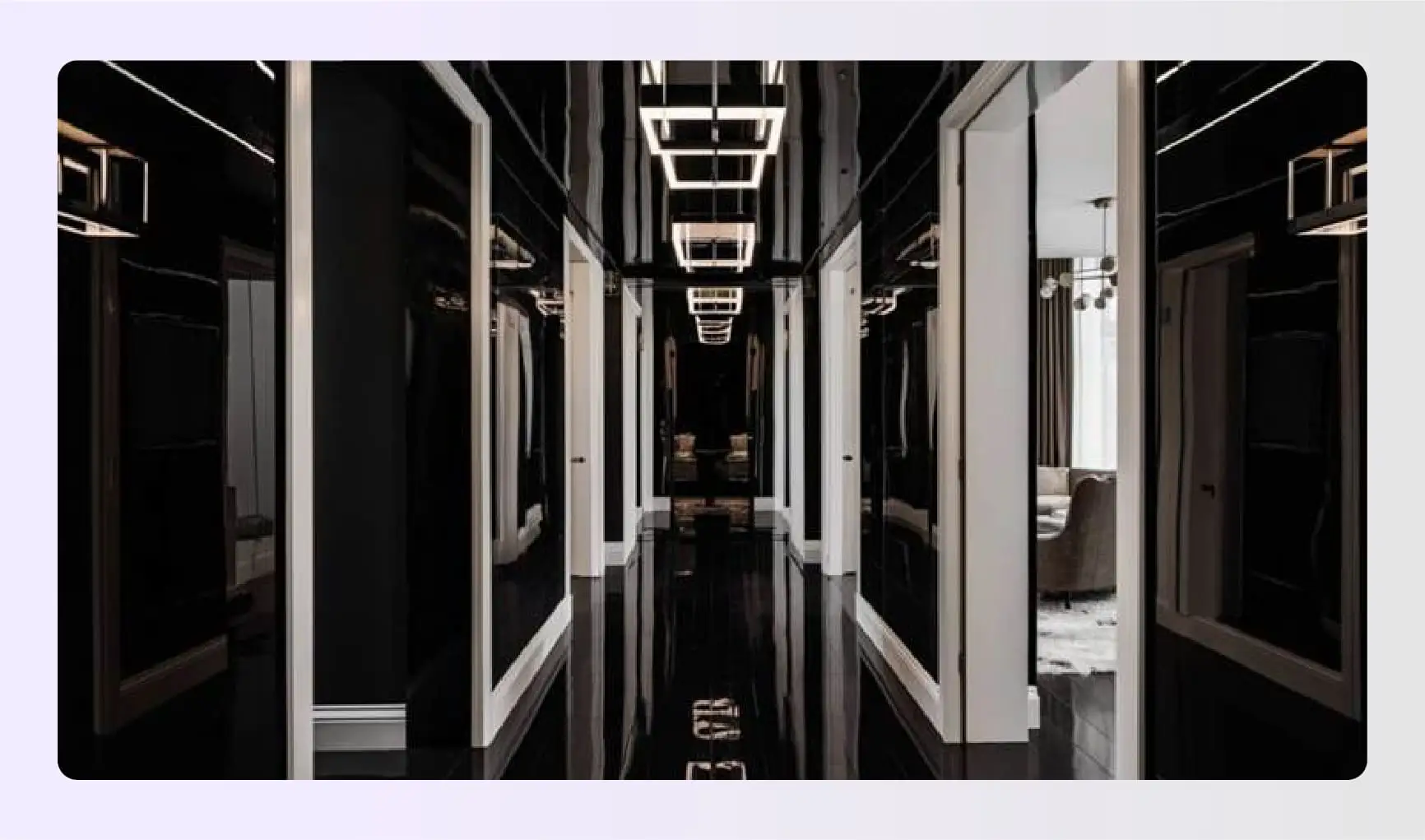 High gloss black hallway paint luxury style High gloss black hallway paint luxury style