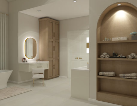 Crafting a Luxurious Spa-like Retreat from a Builder-Grade Bathroom with Foyr Neo