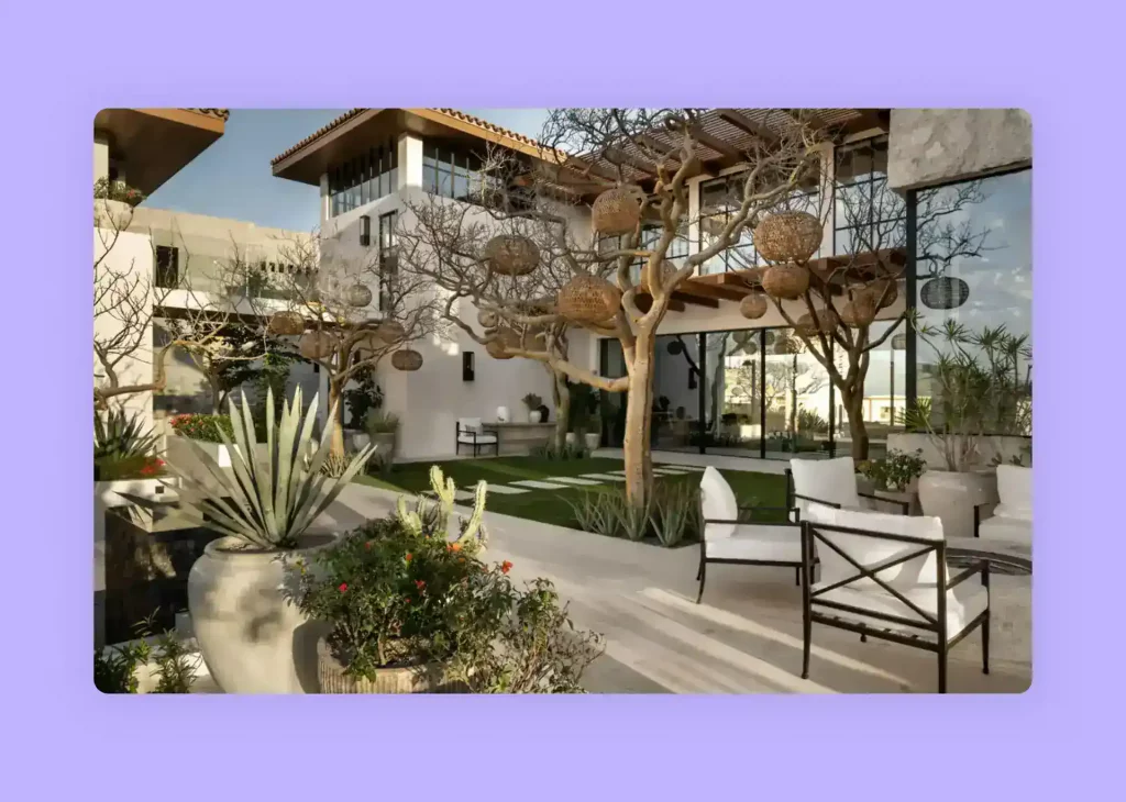 An outdoor design from Studio McGee's design portfolio 
