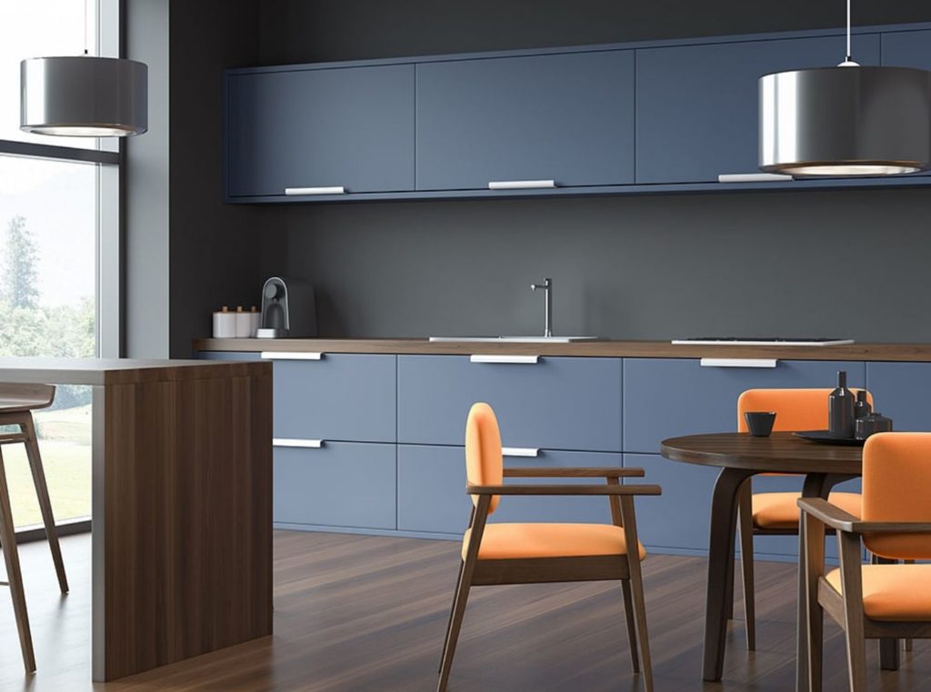 The picture showing modern modular kitchen