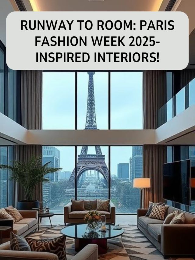 Runway to Room: Paris Fashion Week 2025-Inspired Interiors!