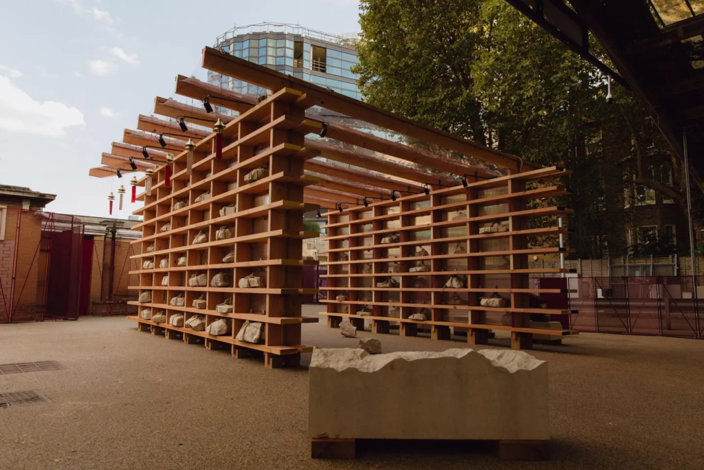 Off The Shelf Pavilion at Olympia by Rio Kobayashi