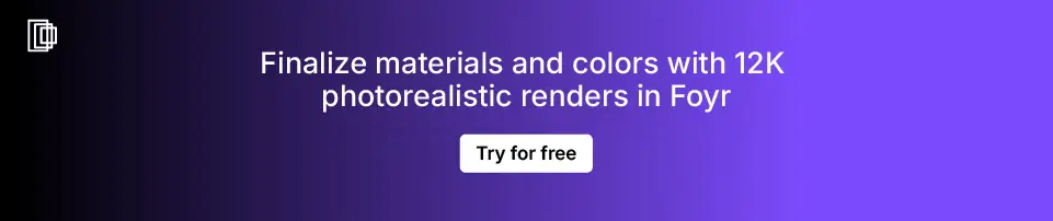 Book a demo of Foyr interior design software