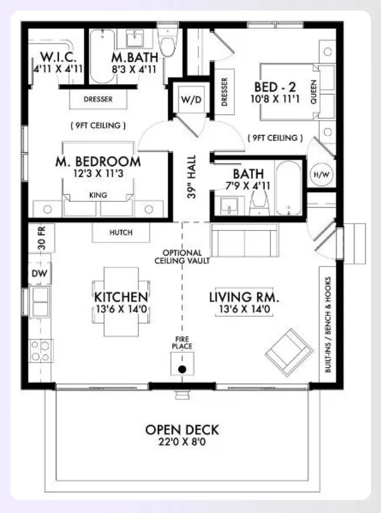 Contemporary open-concept living