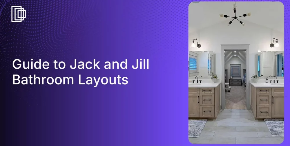 Jack and Jill bathroom layout