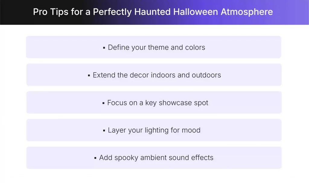 Design tips for Halloween decorations