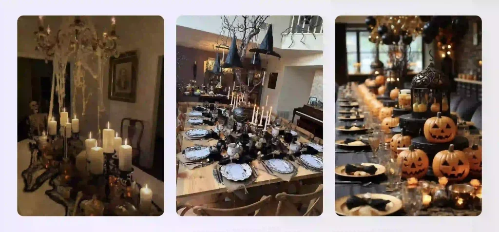 Scary Halloween design ideas for dining room