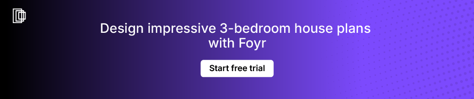 Use Foyr to create 3-bedroom layouts Use Foyr to create 3-bedroom layouts