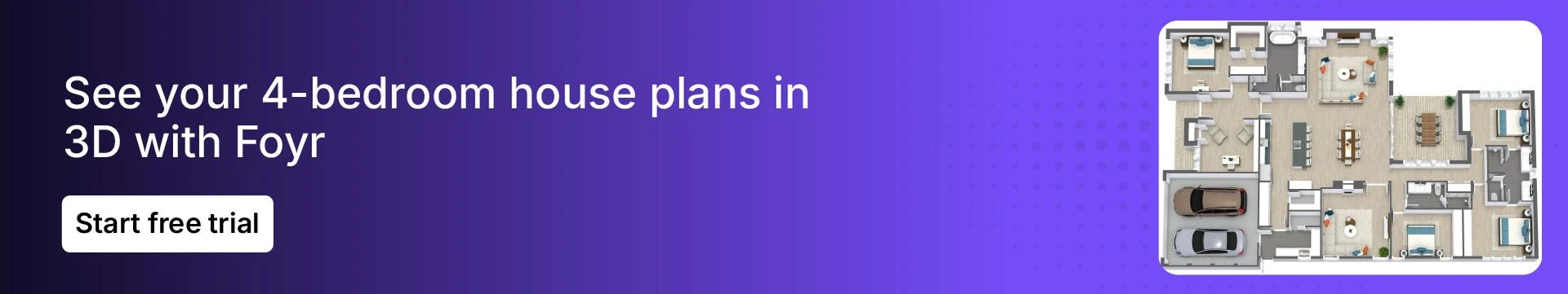 Cover 2D floor plans to 3D models with Foyr