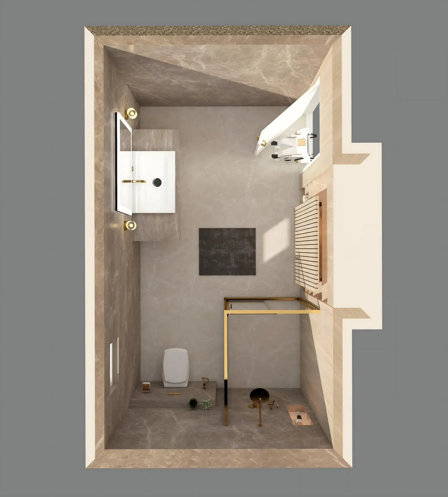 ADA bathroom layout in Foyr