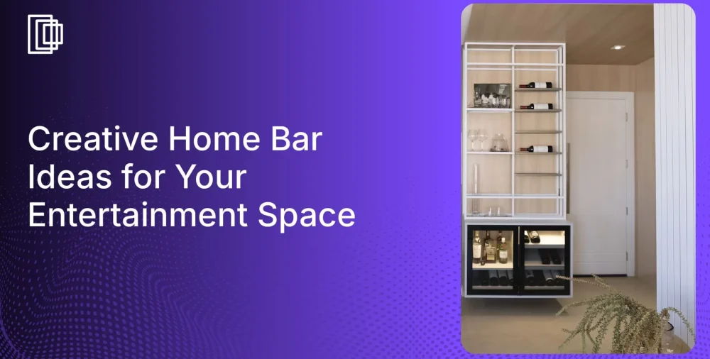 Design modern home bar ideas with Foyr