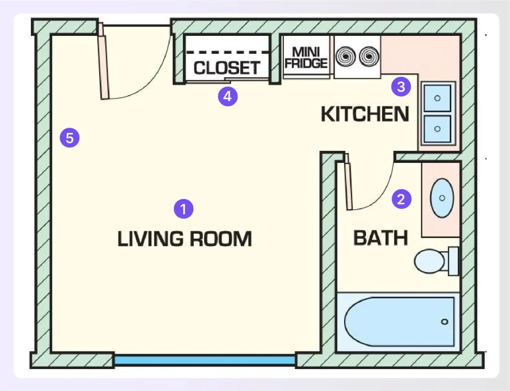 Key features of studio apartments