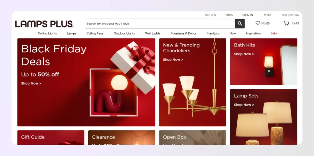 Lamps Plus Black Friday lighting deals