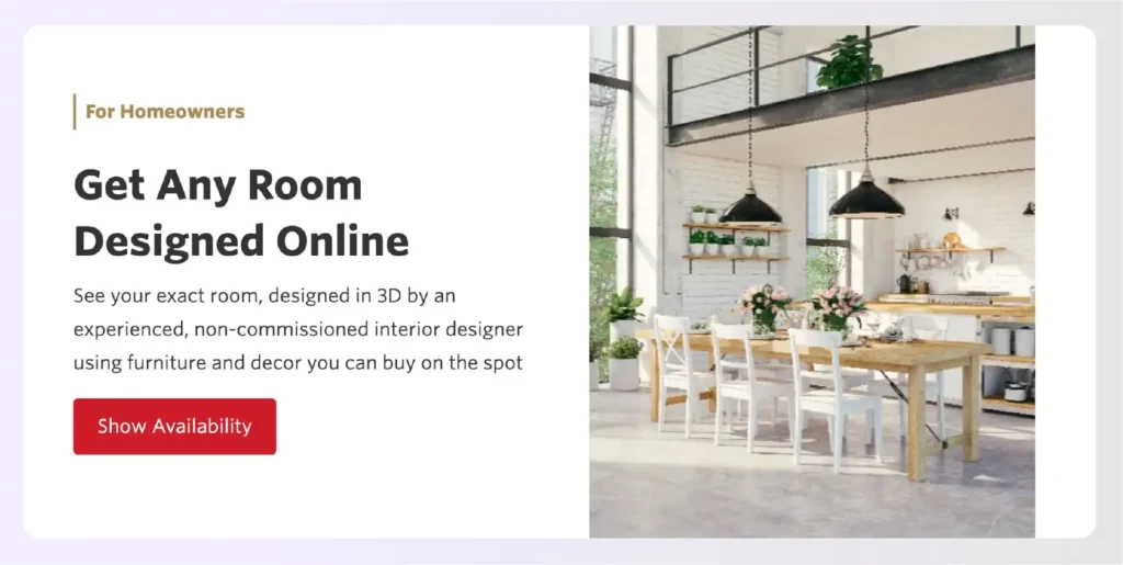 Stuccco's virtual staging platform displaying before and after room transformation for real estate marketing