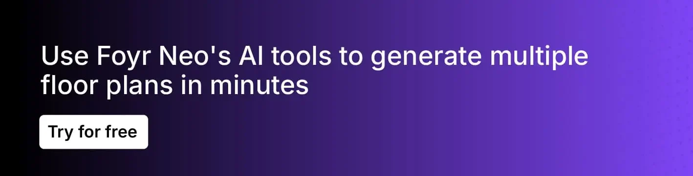 Use Foyr Neo's AI feature for generating different floor plans Use Foyr Neo's AI feature for generating different floor plans